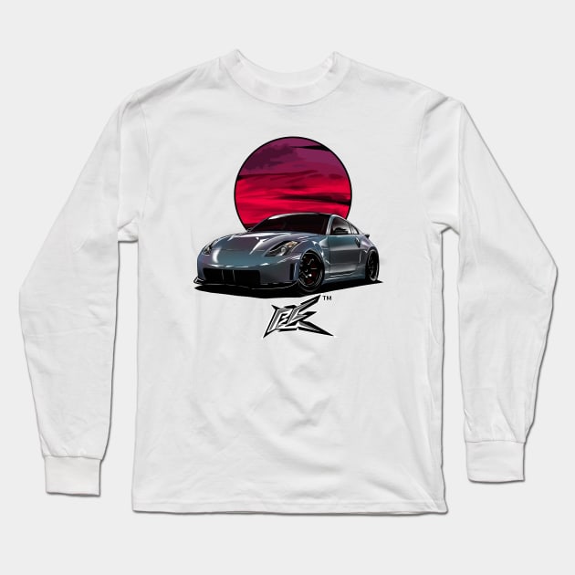 nismo 350z pearl gray Long Sleeve T-Shirt by naquash